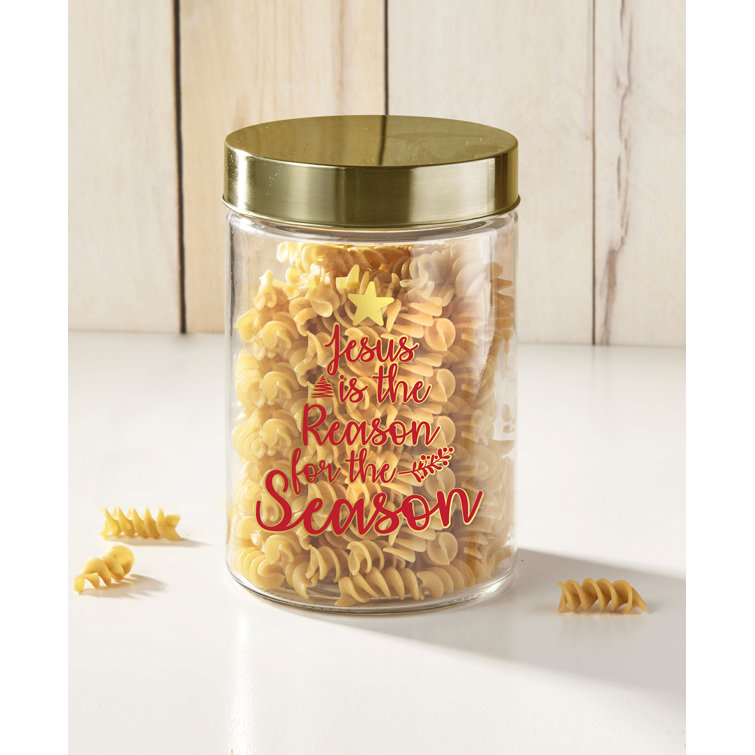 The Holiday Aisle® Glass Canister Set of 2 Wayfair